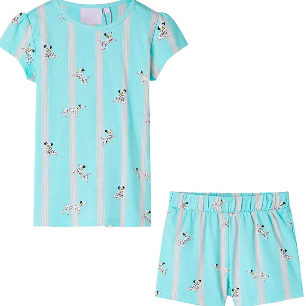 Kleding & Accessoires*vidaXL Kinderpyjama met korte mouwen 104 ecru