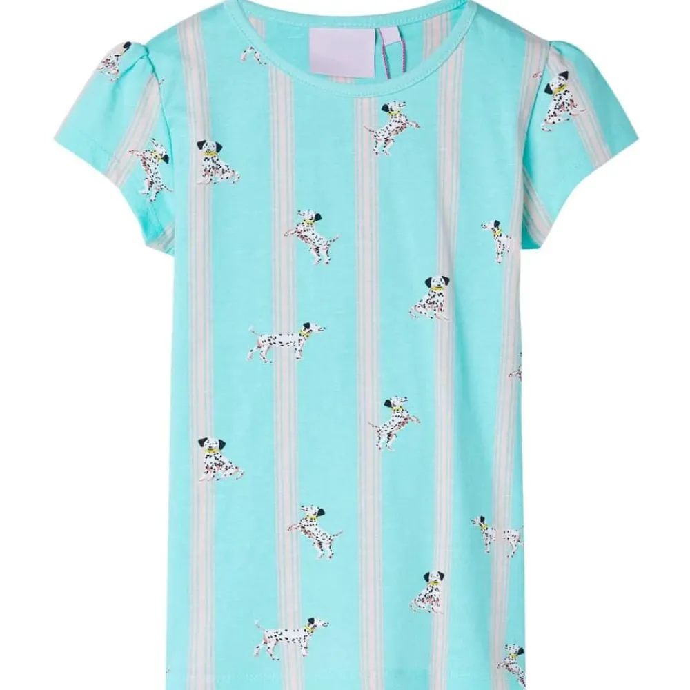 Kleding & Accessoires*vidaXL Kinderpyjama met korte mouwen 104 ecru