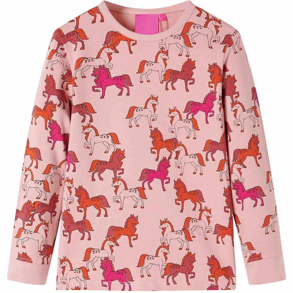 Kleding & Accessoires*vidaXL Kinderpyjama met lange mouwen 92 lichtroze