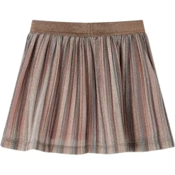 Kleding & Accessoires*vidaXL Kinderrokje geplooid met glitters 92 bruin en roze