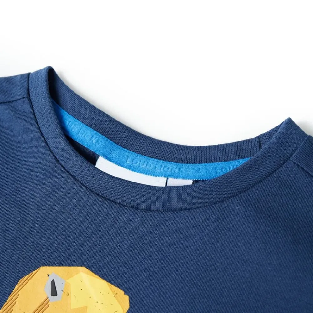 Kleding & Accessoires*vidaXL Kindershirt 116 donker Blauw