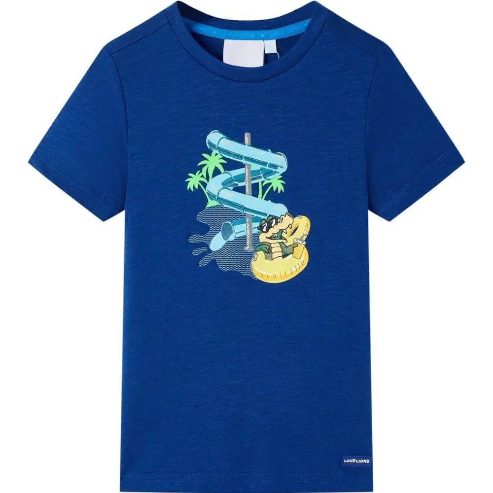 Kleding & Accessoires*vidaXL Kindershirt 128 donker Blauw