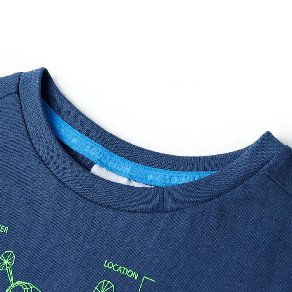 Kleding & Accessoires*vidaXL Kindershirt 92 donkerblauw