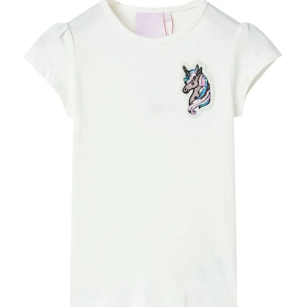 Kleding & Accessoires*vidaXL Kindershirt 140 Ecru