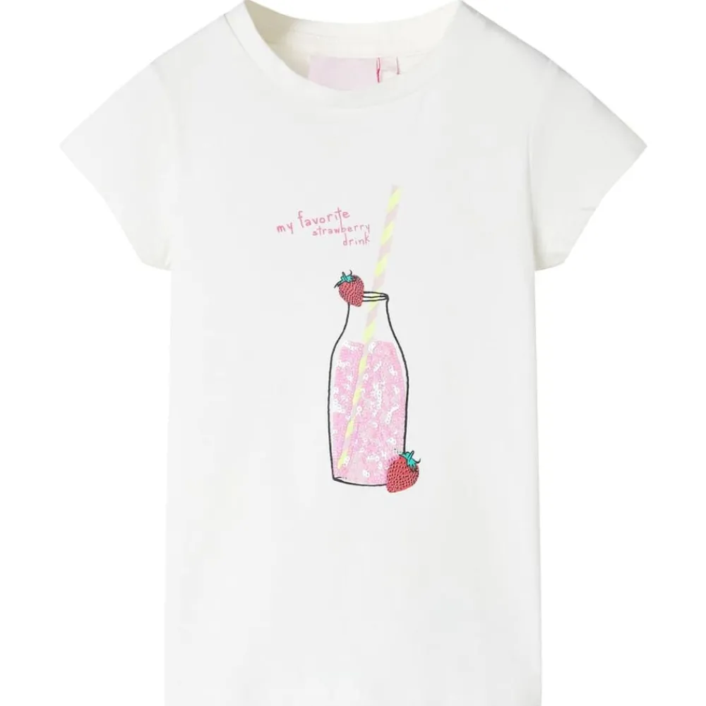 Kleding & Accessoires*vidaXL Kindershirt 140 Ecru