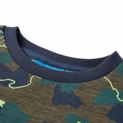 Kleding & Accessoires*vidaXL Kindershirt 128 gemêleerd donkerkakikleurig