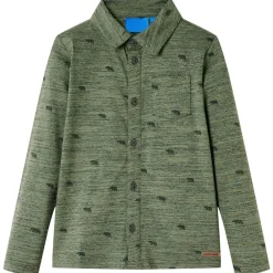 Kindershirt 104 gemêleerd kakikleurig>vidaXL Clearance