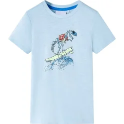 Kleding & Accessoires*vidaXL Kindershirt 128 lichtblauw