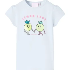 Kleding & Accessoires*vidaXL Kindershirt 140 lichtblauw