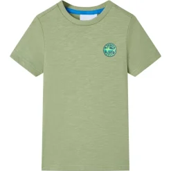 Kleding & Accessoires*vidaXL Kindershirt 116 lichtkleurig Kaki