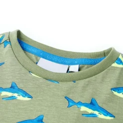 Kleding & Accessoires*vidaXL Kindershirt 104 lichtkleurig Kaki