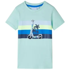 Kleding & Accessoires*vidaXL Kindershirt 140 lichtmint Mintgroen