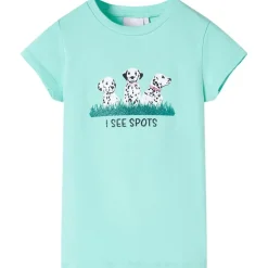 Kleding & Accessoires*vidaXL Kindershirt 116 lichtmint Mintgroen