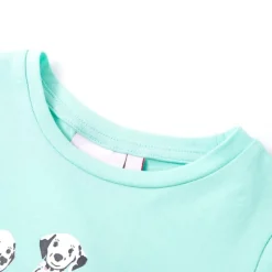 Kleding & Accessoires*vidaXL Kindershirt 116 lichtmint Mintgroen