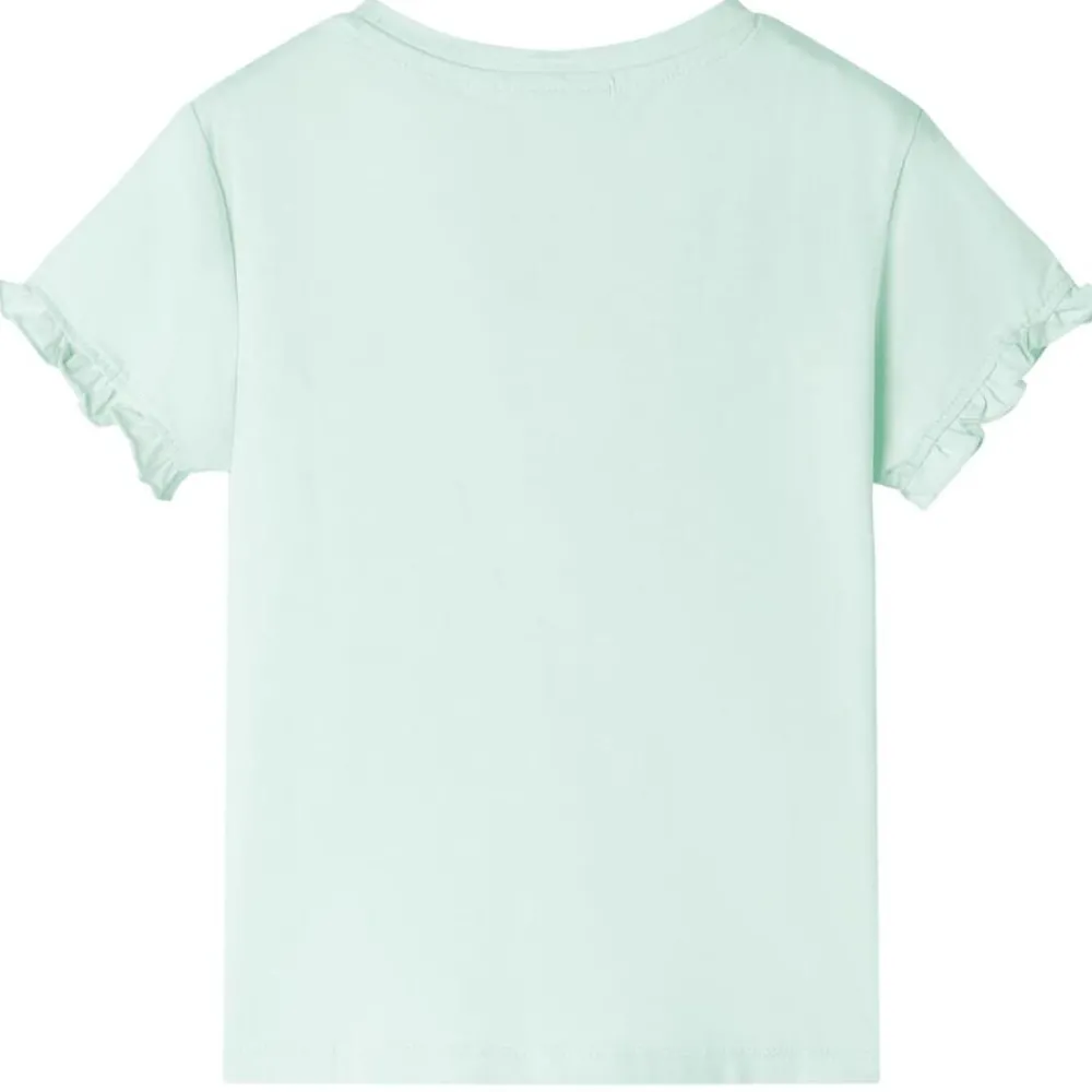 Kleding & Accessoires*vidaXL Kindershirt 128 lichtmint Mintgroen