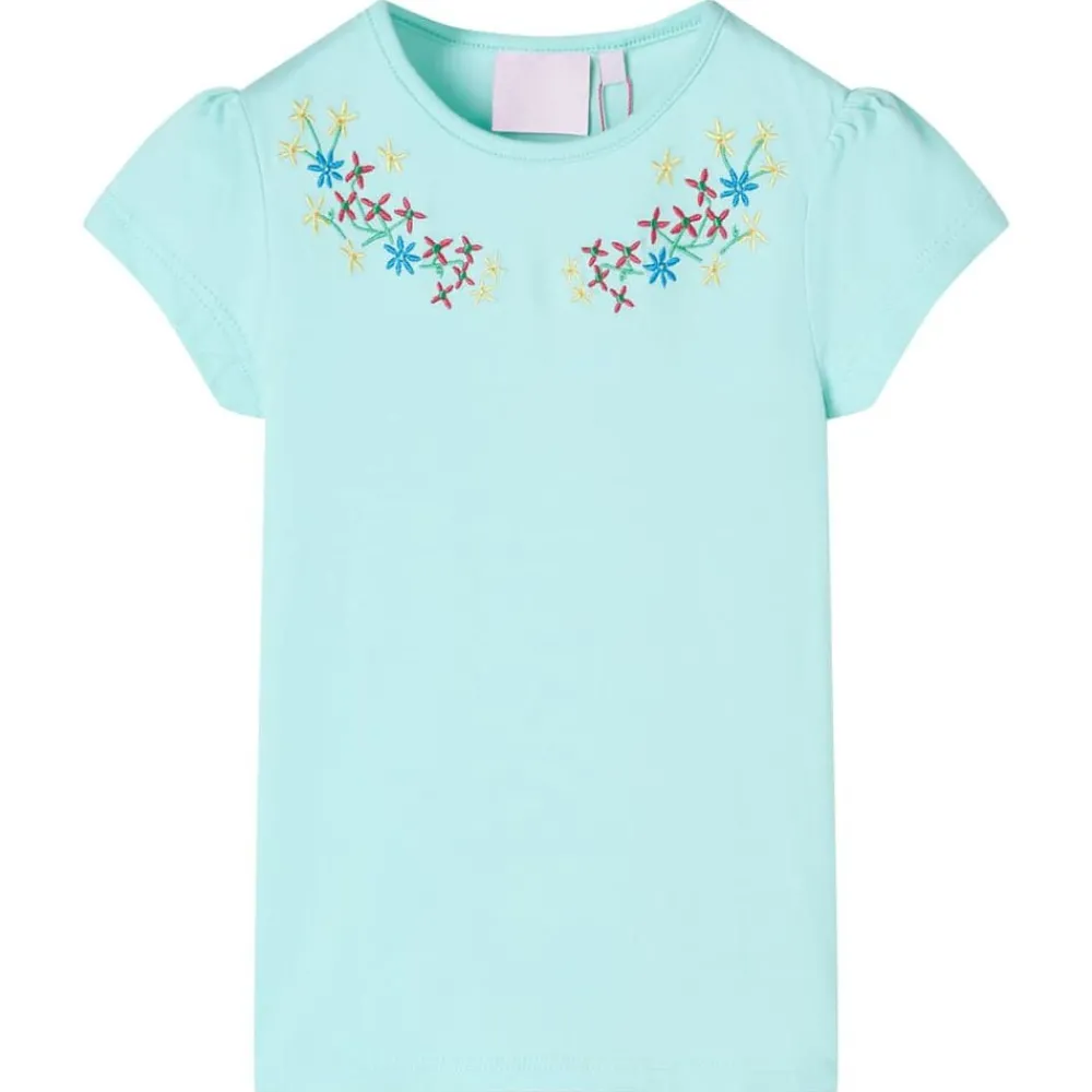 Kindershirt 128 lichtzeeblauw>vidaXL Clearance