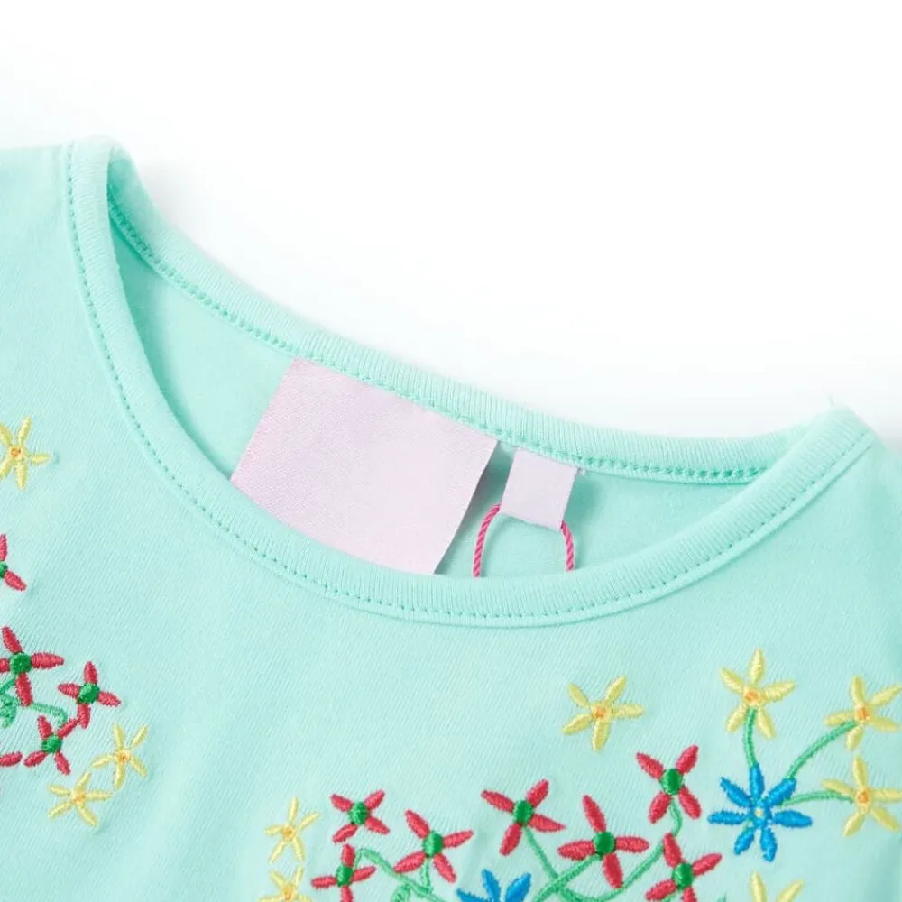 Kindershirt 128 lichtzeeblauw>vidaXL Clearance