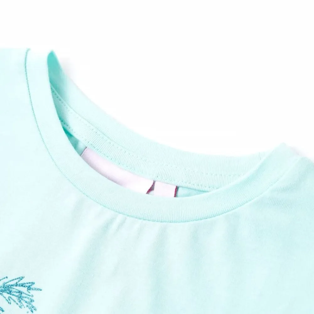 Kindershirt 128 lichtzeeblauw>vidaXL New