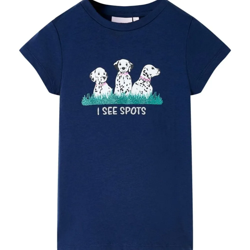 Kleding & Accessoires*vidaXL Kindershirt 116 marine Blauw