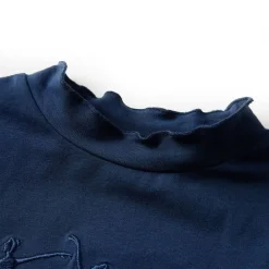Kleding & Accessoires*vidaXL Kindershirt lange mouwen 104 Marineblauw