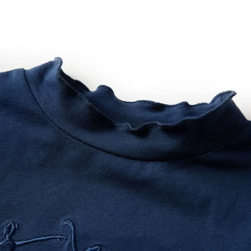 Kleding & Accessoires*vidaXL Kindershirt lange mouwen 104 Marineblauw