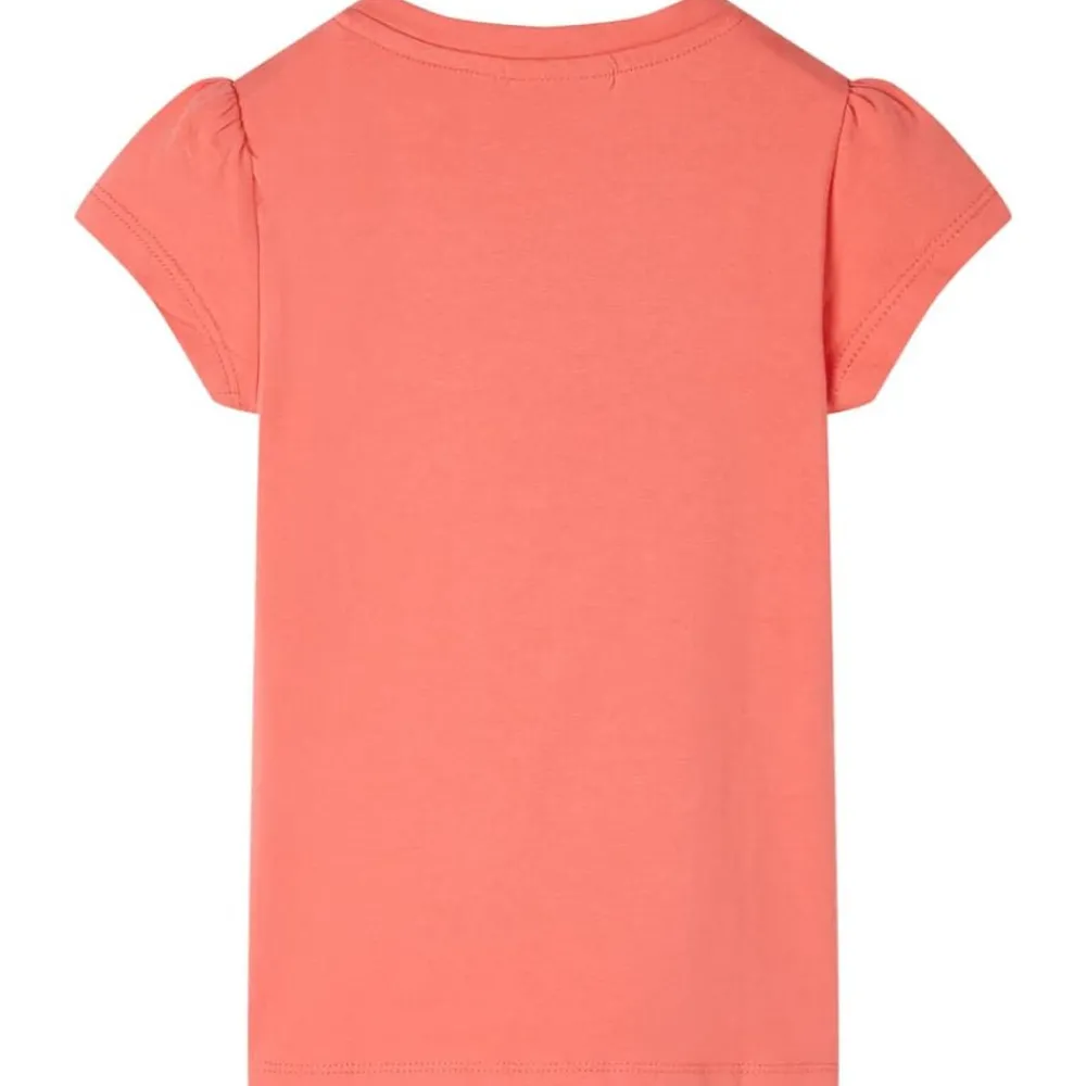 Kleding & Accessoires*vidaXL Kindershirt met kapmouwen 116 kleurig Koraal