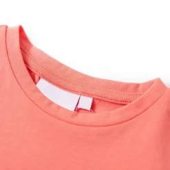 Kleding & Accessoires*vidaXL Kindershirt met kapmouwen 116 kleurig Koraal
