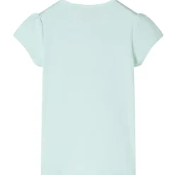 Kindershirt met kapmouwen 128 lichtmintkleur>vidaXL Hot