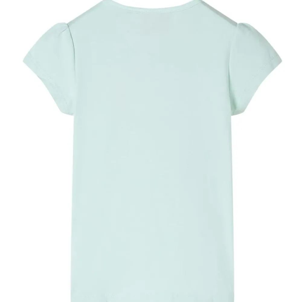 Kindershirt met kapmouwen 128 lichtmintkleur>vidaXL Hot
