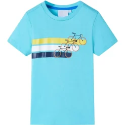 Kindershirt met korte mouwen 116 zeeblauw>vidaXL Outlet