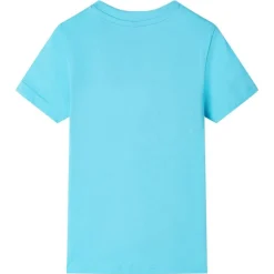 Kindershirt met korte mouwen 116 zeeblauw>vidaXL Outlet