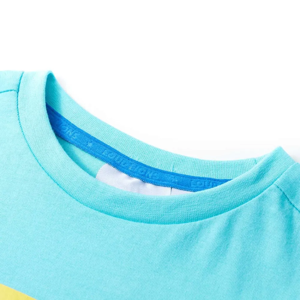 Kindershirt met korte mouwen 116 zeeblauw>vidaXL Outlet
