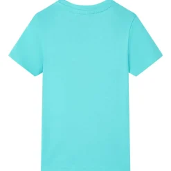 Kleding & Accessoires*vidaXL Kindershirt met korte mouwen 140 zeeblauw Aqua