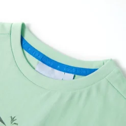 Kleding & Accessoires*vidaXL Kindershirt met korte mouwen 92 licht Groen
