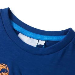 Kleding & Accessoires*vidaXL Kindershirt met korte mouwen 104 donker Blauw