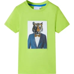 Kindershirt met korte mouwen 116 groen>vidaXL Sale
