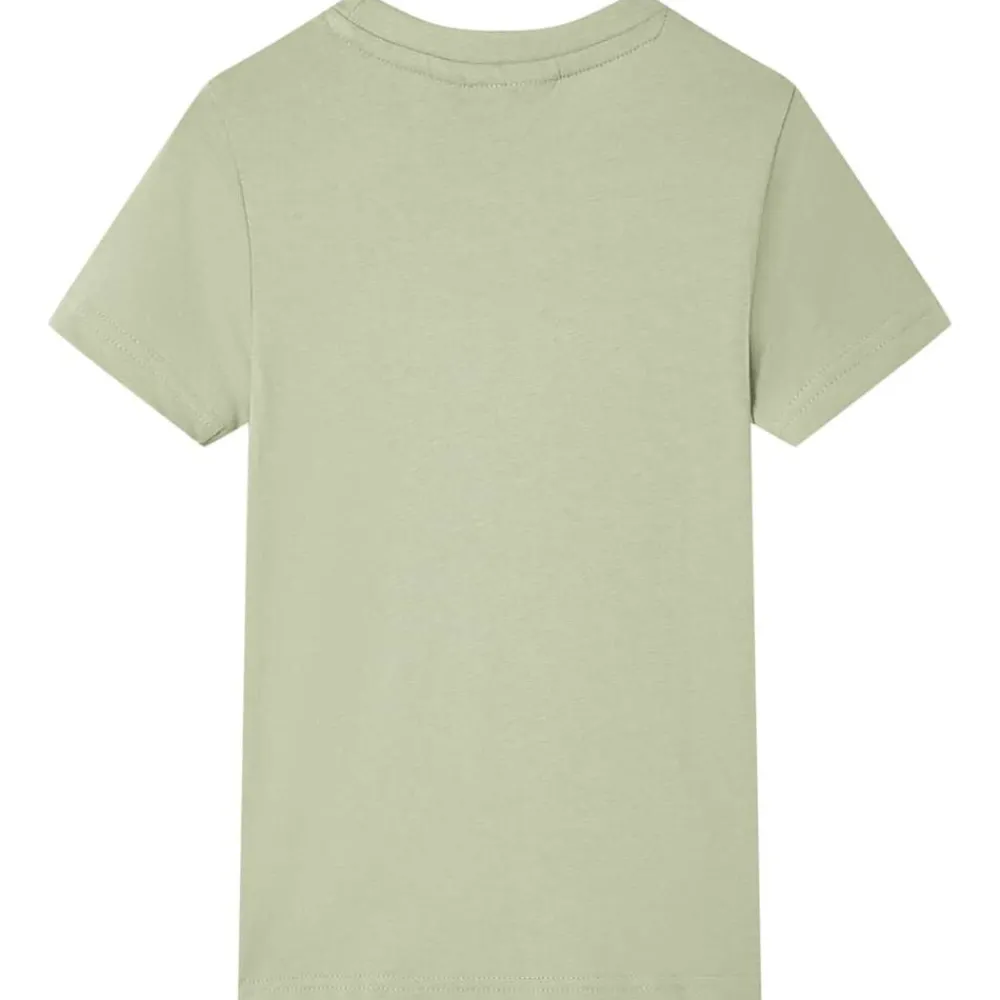 Kleding & Accessoires*vidaXL Kindershirt met korte mouwen 116 lichtkleurig Kaki