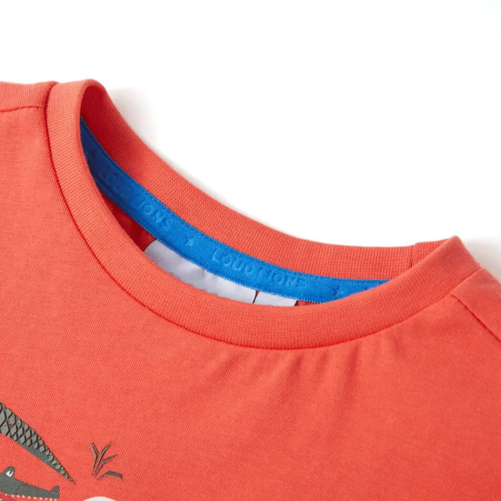 Kleding & Accessoires*vidaXL Kindershirt met korte mouwen 116 licht Rood