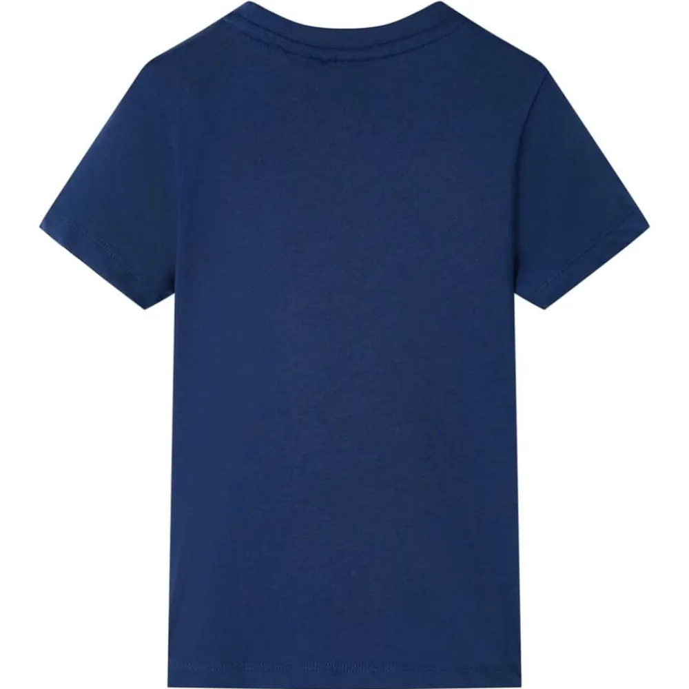 Kleding & Accessoires*vidaXL Kindershirt met korte mouwen 128 donker Blauw