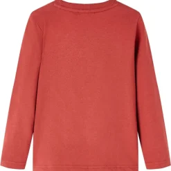 Kleding & Accessoires*vidaXL Kindershirt met lange mouwen 92 bruin Rood