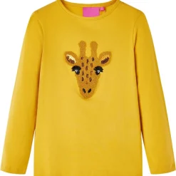 Kindershirt met lange mouwen 104 donker kleurig>vidaXL Online