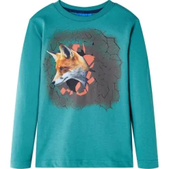 Kleding & Accessoires*vidaXL Kindershirt met lange mouwen 104 donkerzeeblauw Aqua