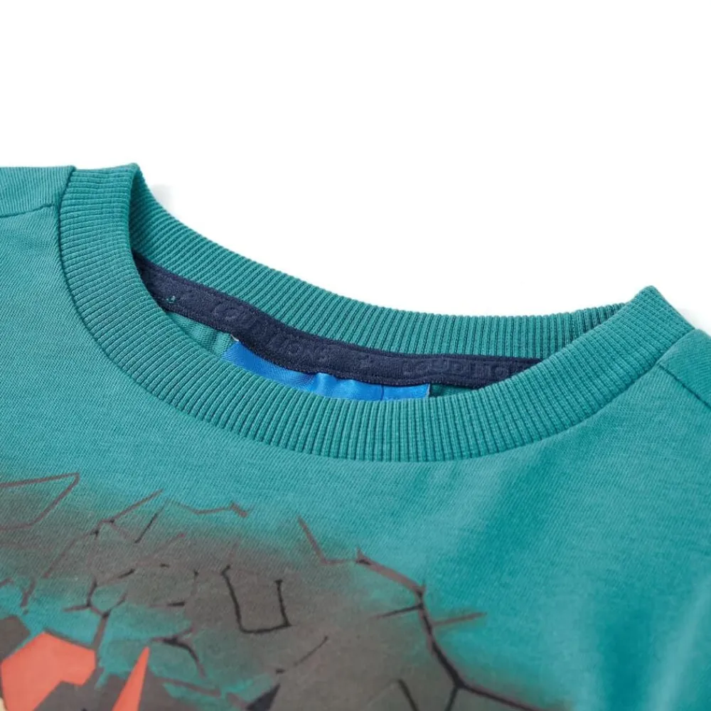 Kleding & Accessoires*vidaXL Kindershirt met lange mouwen 104 donkerzeeblauw Aqua
