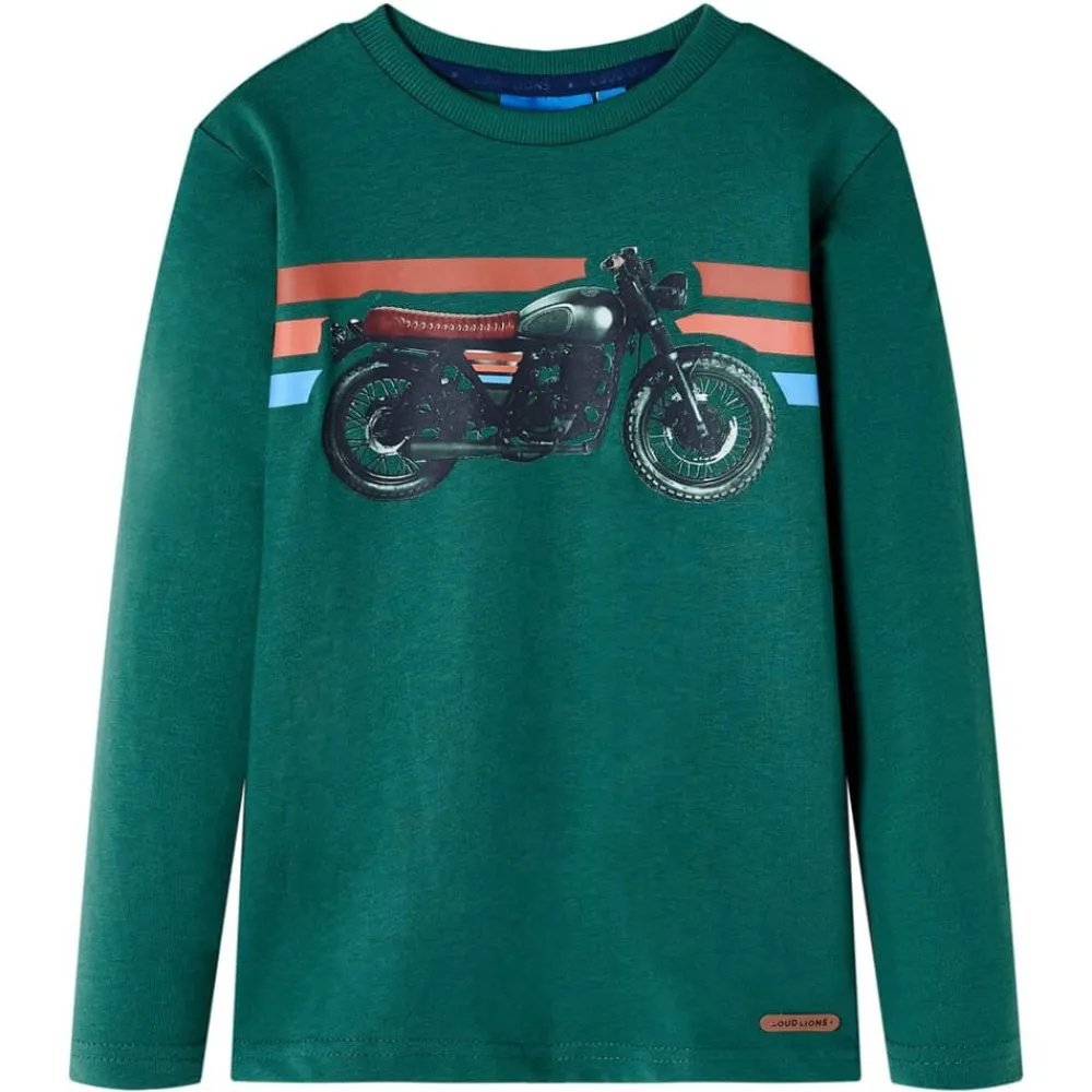 Kleding & Accessoires*vidaXL Kindershirt met lange mouwen 92 Groen
