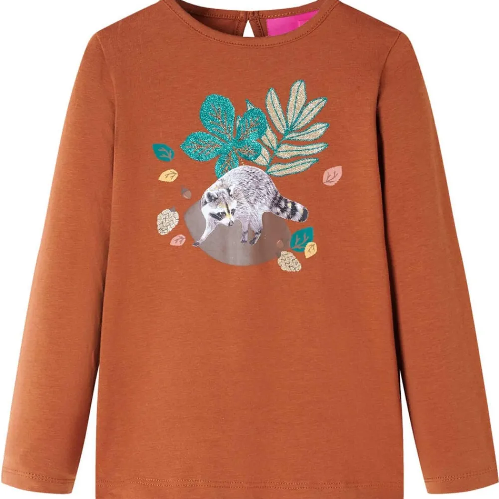 Kindershirt met lange mouwen 128 kleurig>vidaXL Outlet