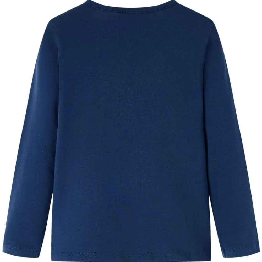 Kleding & Accessoires*vidaXL Kindershirt met lange mouwen 92 Marineblauw