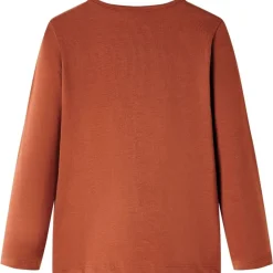 Kleding & Accessoires*vidaXL Kindershirt met lange mouwen 104 kleurig Cognac