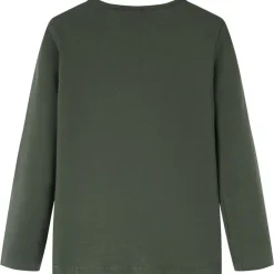 Kleding & Accessoires*vidaXL Kindershirt met lange mouwen 92 kleurig Kaki