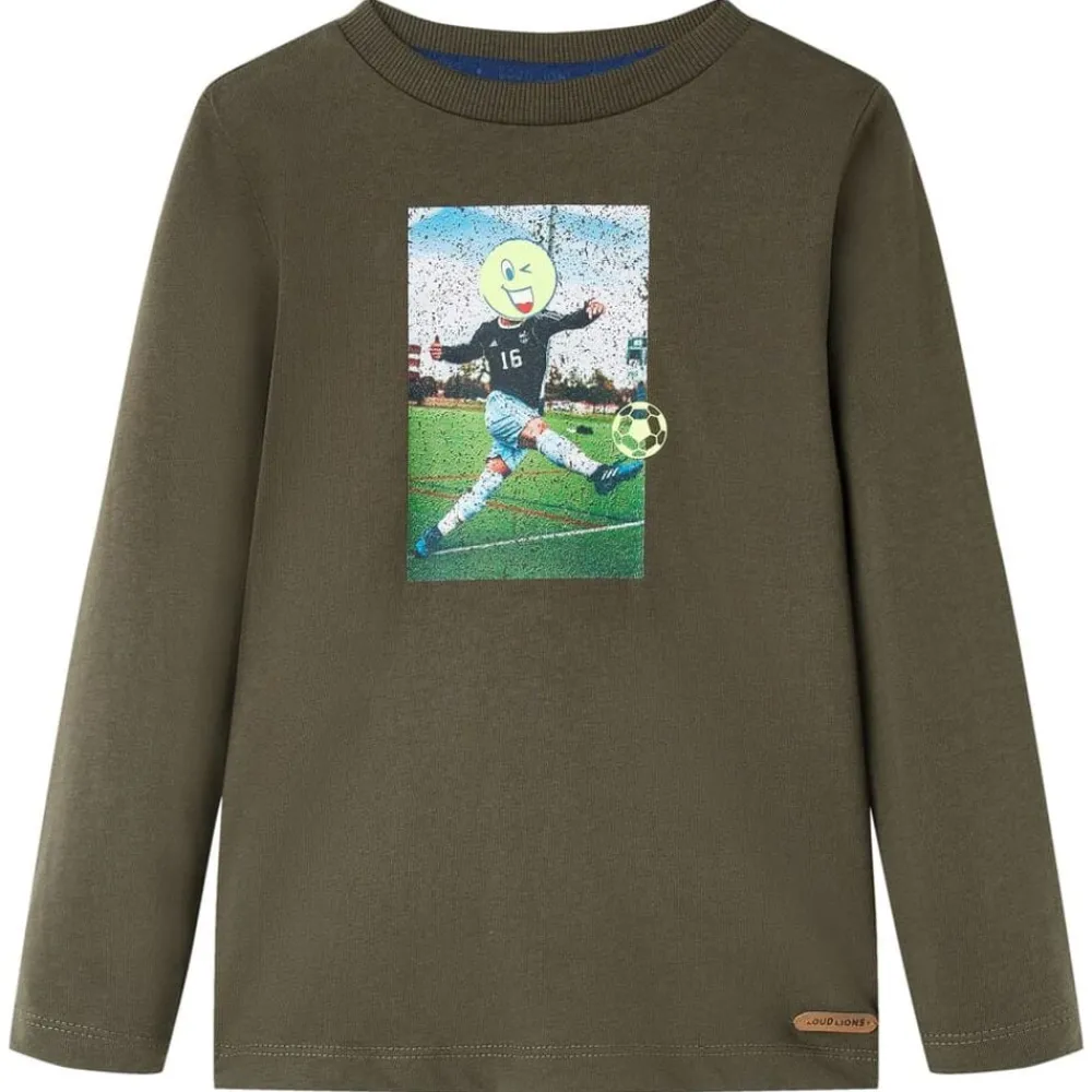 Kindershirt met lange mouwen 116 kleurig>vidaXL