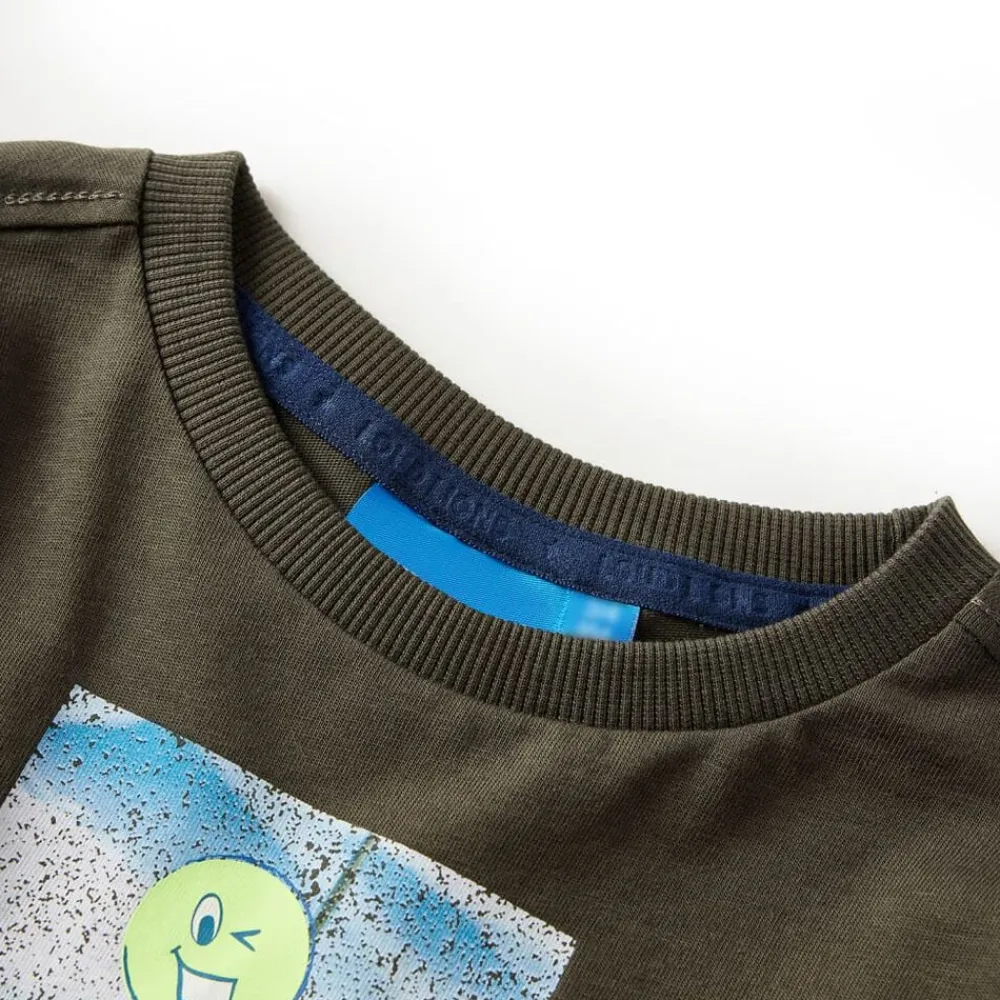 Kindershirt met lange mouwen 116 kleurig>vidaXL